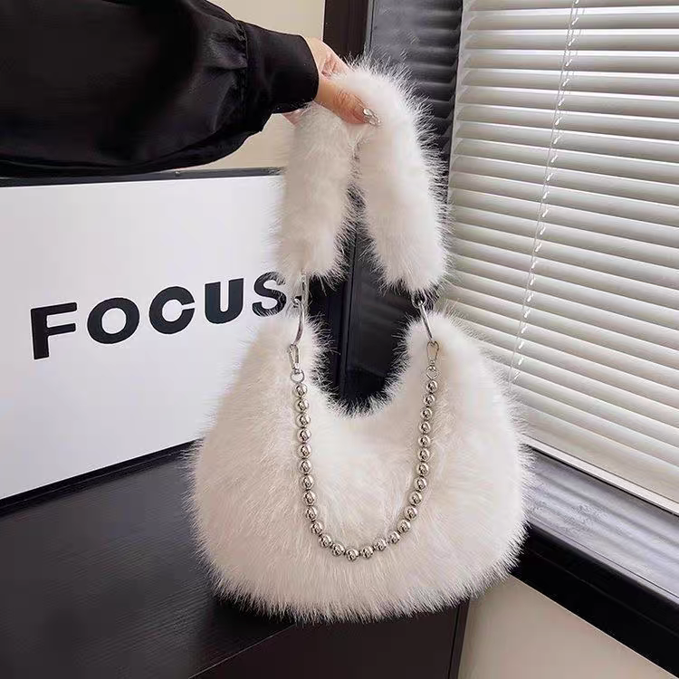 Fur Plush Shoulder Bag